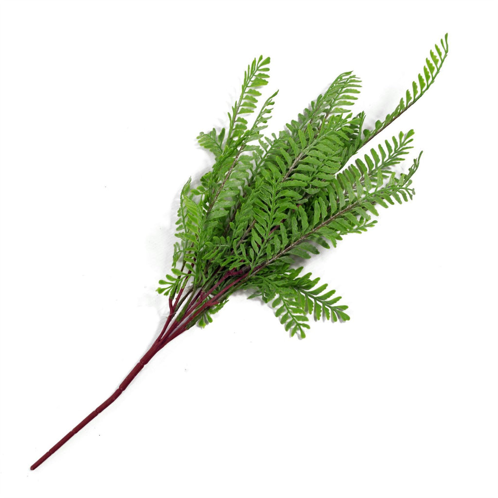 Artificial 6 x 55cm Himilayan Maidenhair Fern Bush Light Green Plant - Premium Quality